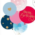 Happy Birthday (Marble Balloons print) +$7.50