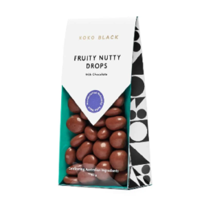 Koko Black Fruity Nutty Drops Milk Chocolate